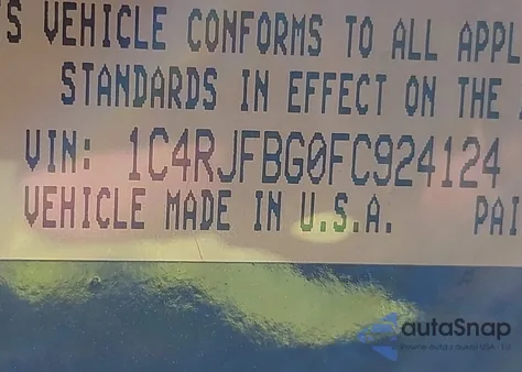 2015 Jeep Grand Cherokee Limited из США, поврежденный, VIN 1C4RJFBG0FC924124